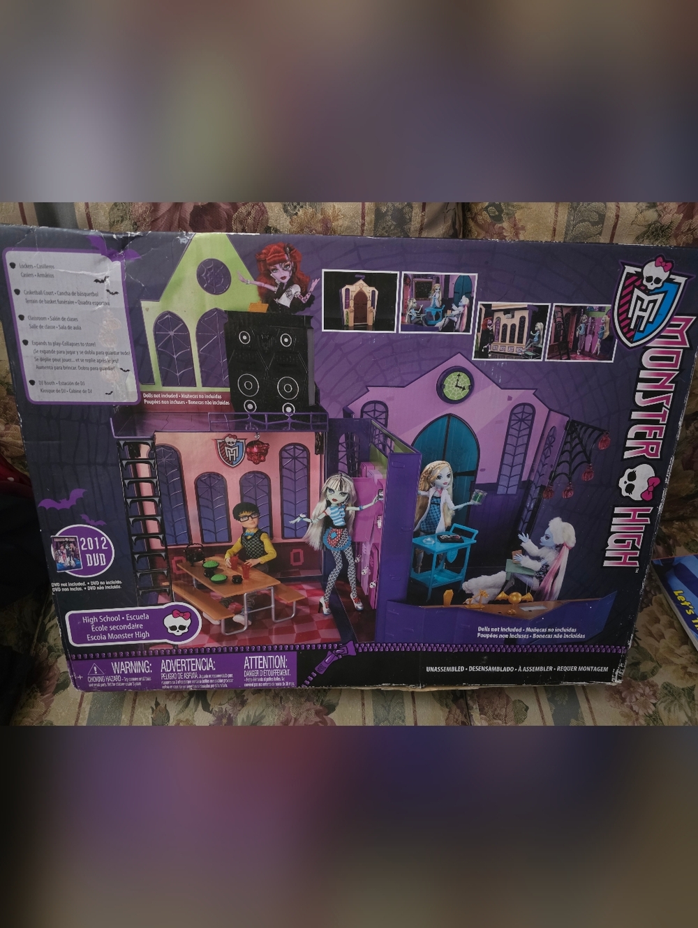 Monster High High School Play set 2012 NEW
